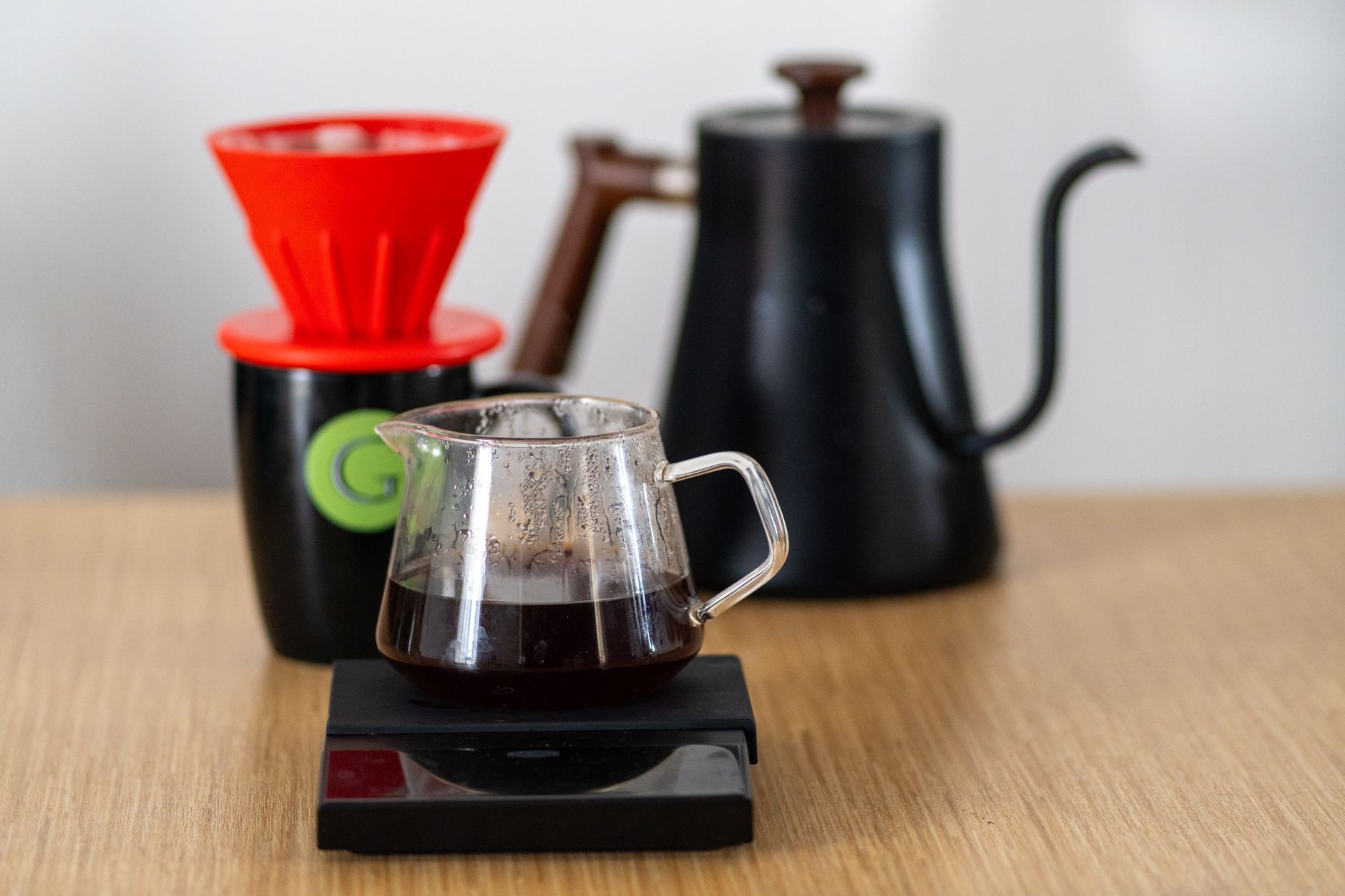 V60ドリッパーでのハンドドリップ抽出